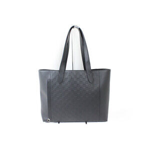 LOUIS VUITTON Cabas Voyage Damier Infini Black Tote Bag Black Leather